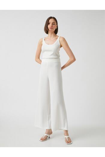 Koton Flared Leg Trousers