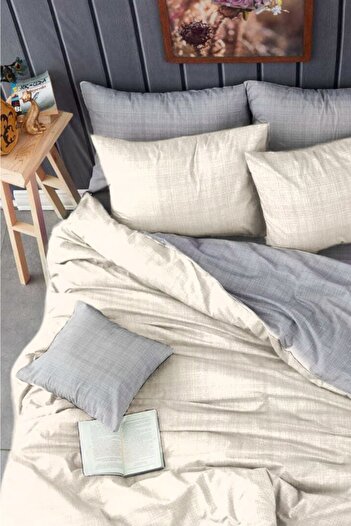 Always Elastic Double Sided Double Duvet Cover Set