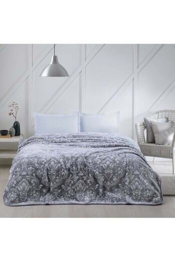 Özdilek Antico Gray Double - Blanket with Bag 220X240