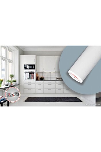 Folyo Marketi Mobilya Dolap Kaplama Folyosu Beyaz Parlak 100 Cm X 100 Cm