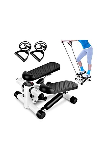 pekial Rope fitness cardio stepper exerciser total body twister crosstep step black mayn