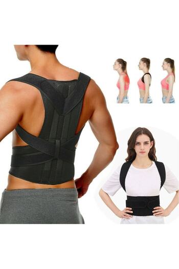 Ankaflex Corset with Underwire to Stand Upright Orthopedic Anti-Hunchback Men's Upright Posture Waist Back Corset