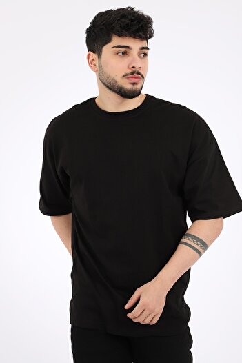 Stilkombin Plain Basic Oversize T-Shirt Bld-30331