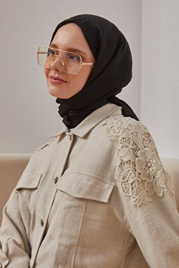 Şalland Damla Shawl Series Black