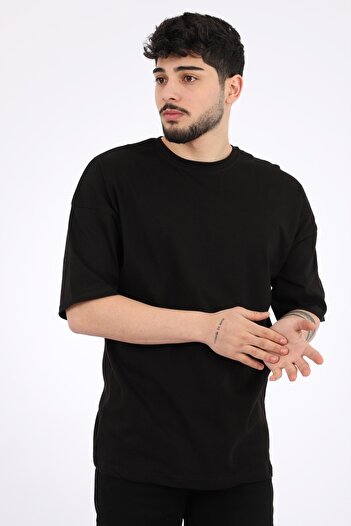 Stilkombin Plain Basic Oversize T-Shirt Bld-30331