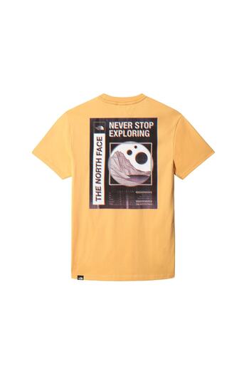 THE NORTH FACE M Galahm Graphic Tee Ανδρικό μπλουζάκι casual Nf0a7r2n0ut1 κίτρινο