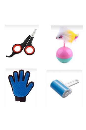 Vi Caro Cat Nail Clipper Gloves Pilgrim Non-Lying and Washable Roller Set of 4