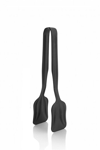 Cagla Homes Professional Steel Black Cake Tongs 3mm Stainless Steel