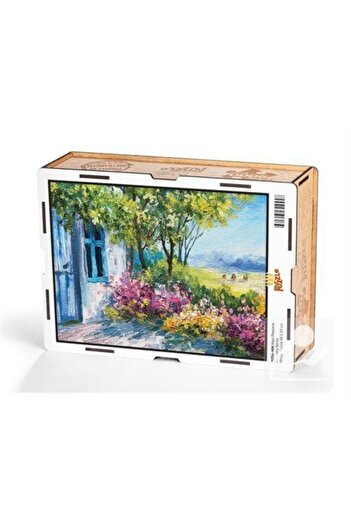 King Of Puzzle Mavi Pencere Ahşap Puzzle 2000 Parça (mz56-mm)