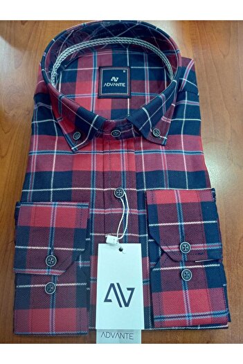 ADVANTE Güncüoğlu Long Sleeve Classic Men's Shirt with Pockets