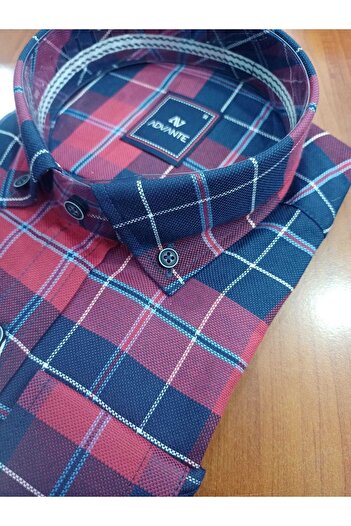 ADVANTE Güncüoğlu Long Sleeve Classic Men's Shirt with Pockets