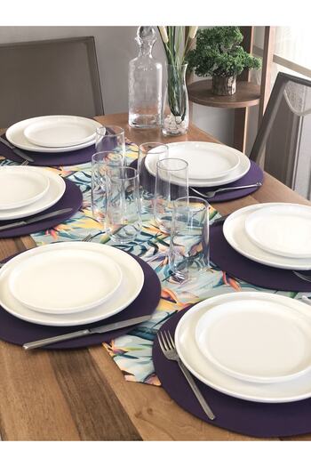 desen izmir Casablanca Flower Runner American Service 6-Piece Plate