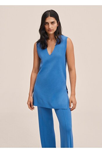 MANGO Woman Side Slit Vest