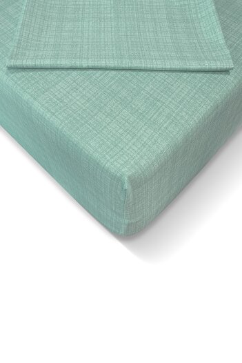 Alla Turca Ranforce 180x200 Cm Elastic Sheet Set - Mint