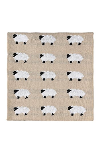 BUUDE 80X80 cm Knitwear Baby Blanket - Koyuncuklar Emka Clothing