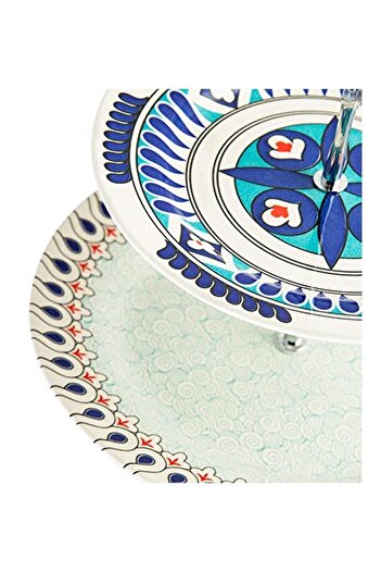 Karaca White Mai Seljuk Layered Cookie Holder