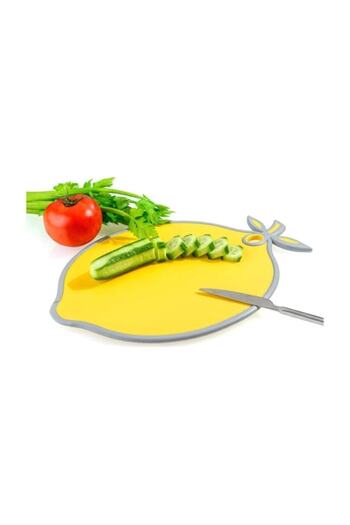 ASYA BAZAAR Lemon Anti-Slip Cutting Board, Double-Way Cutting Board