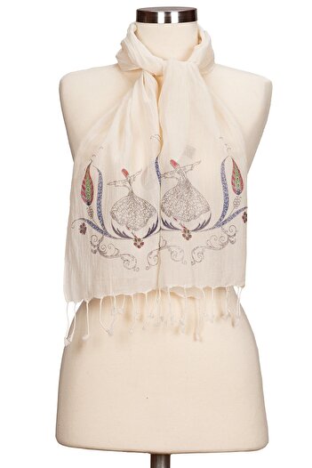Dosimira Whirling Dervish Cotton Printed Small Scarf
