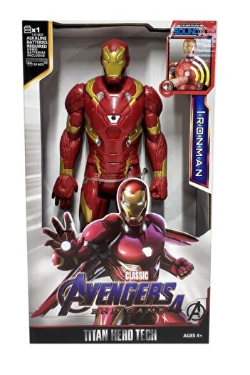 AVENGERS Toy Avengers Iron Man Figure Toy with Sound, Iron man, avengers, end game, marvel Y058