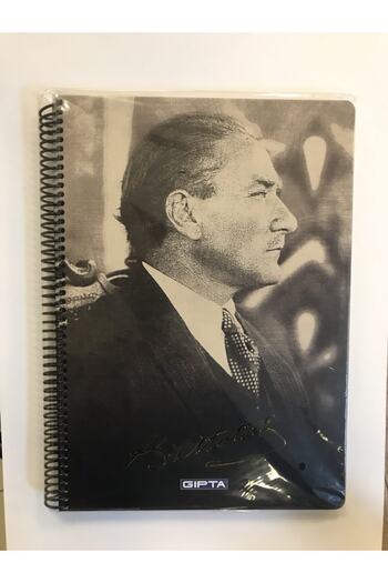 Gıpta Ataturk Illustrated Hard Cover A4 100 Sheets Checkered