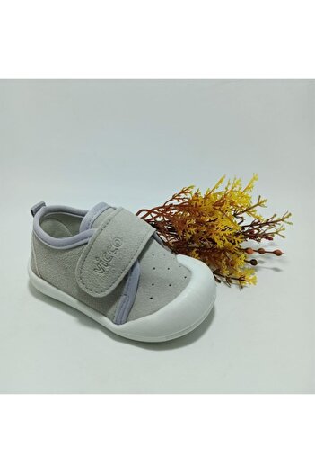Vicco Unisex Baby Gray First Step Shoes 950.e19k.224