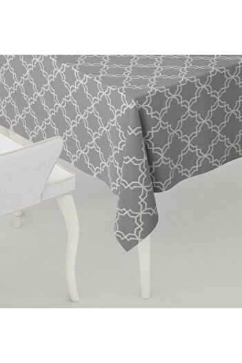 ALTINPAMUK Table Cloth Optional Mosaic Gray Stain Resistant Fabric