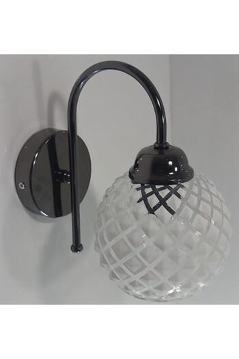 Uçar Pilatin Round Diamond Glass Sconce