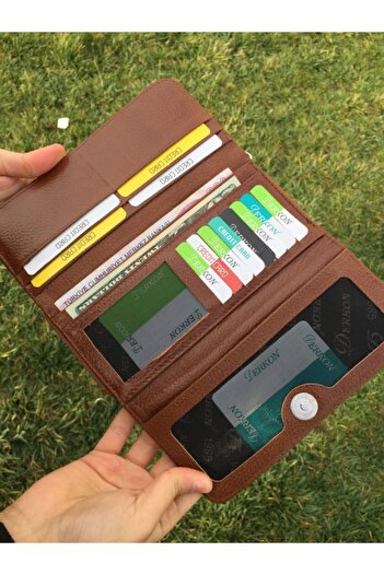 DERKON Genuine Leather Useful Women's Wallet