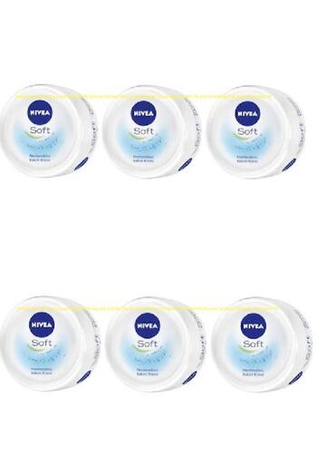 NIVEA 200 ml X 6 Pieces Soft Moisturizing Care Cream