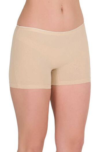 Berrak Women's Boxers Elastane Ribbed Boxers 5 Pack