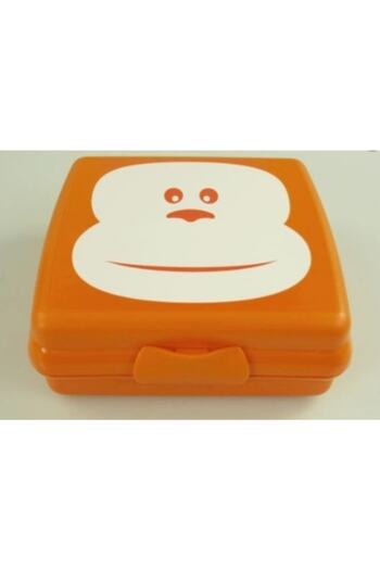 Tupperware Orange Sandwich Box