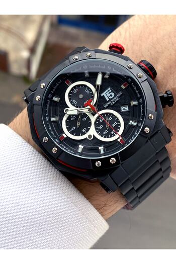 T5 Saat Original Sports All Functions Active Men's Watch + Bracelet Gift