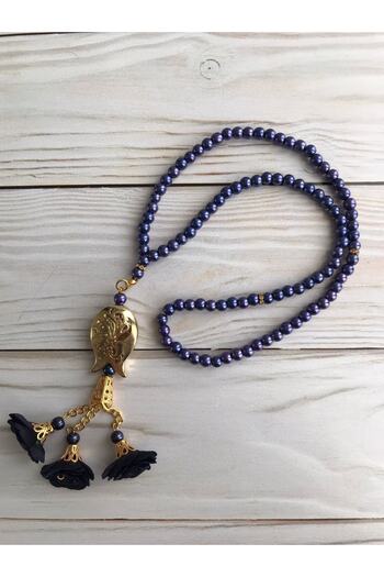 DuhaİslamiHediyelik Πολυτελές Guipure Shawl Luxury Rose Pearl Tasbih Dowry Bundle Home Concept