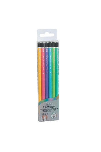 Serve Premium Pencil Set of 6 Pastel Colors