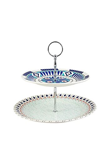 Karaca White Mai Seljuk Layered Cookie Holder