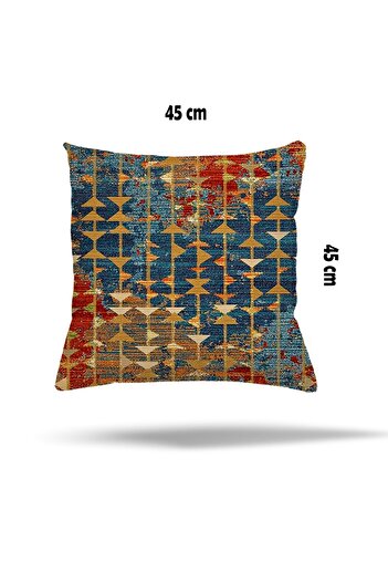 on the clouds Ethnic Patchwork Floral Patterned Hidden Zippered Throw Pillow Cover