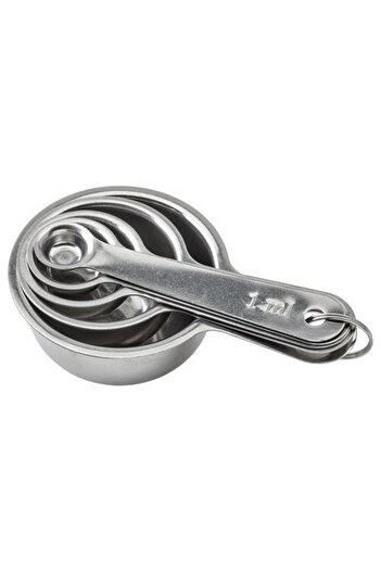 IKEA Stainless Vardagen 5-Piece Measuring Cup Set - Kitchen