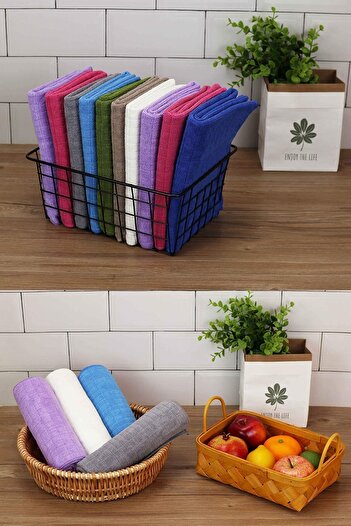 wise tree Magic Microfiber Kitchen Cloth (3 Pieces) Super Water Absorbent Stain Resistant 40*40 Cm