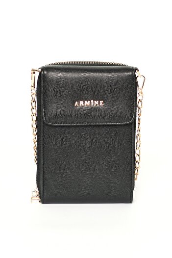 Armine Bag 266 Black Skin Printed