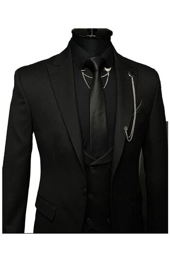 Biçeq Collection Slim Fit Slim Fit Vest Suit