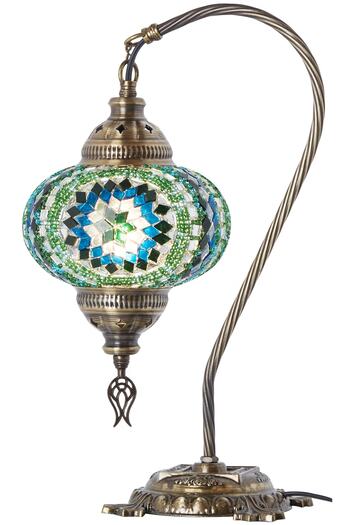 Demmex Mosaic Desktop Lampshade Authentic Decor Lamp Night Light