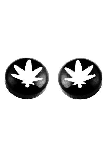 BIJUTERI Dejavu Hemp Figure Magnet Unisex Earrings