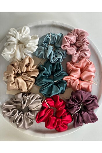 Donna Liberta Women's 9-Piece Satin Hair Rubber Buckle Set Buckle119