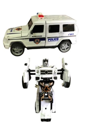 Hyd Toy Jeep Wrangler Ur Police Vehicle Toy Jeep With Transformable Robot