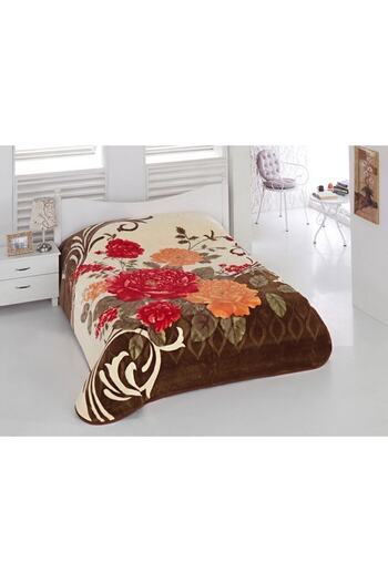 Sarar Double Blanket -Hayal Brown