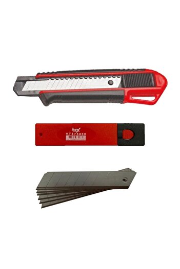 Vip-Tec Vt875101 - 160x18mm Professional Plastic Utility Knife + 10 Spare