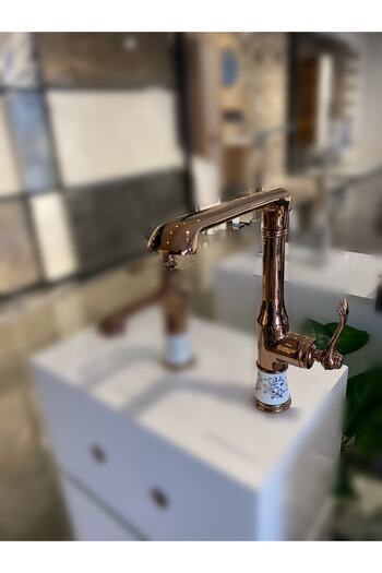 LPD Victoria Rose Gold Sink Mixer Kitchen Faucet