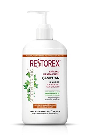 Restorex 1000 مل شامبو للشعر الجاف والتالف ذو تأثير صحي
