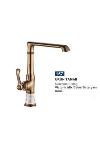 LPD Victoria Rose Gold Sink Mixer Kitchen Faucet
