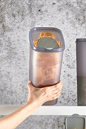Bayev Practical Lid Food Pulses Storage Container 3 Pieces 4000 Ml